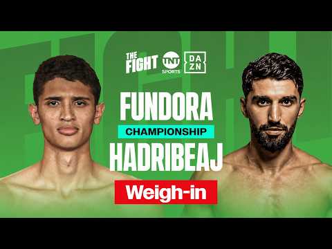 Sebastian Fundora vs Ermal Hadribeaj LIVE Weigh In