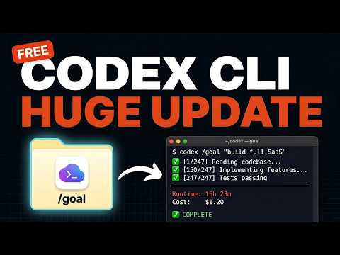 Codex CLI + /Goal = Cheapest Claude Code Alternative (INSANE)