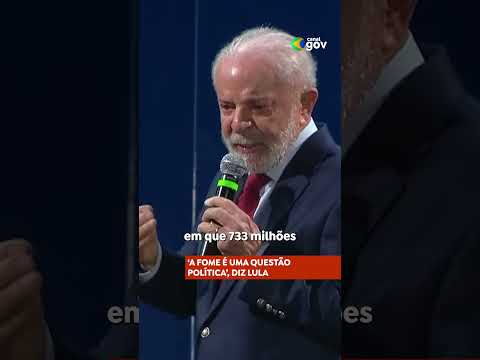 FOME É UMA QUESTÃO POLÍTICA #governofederal #lula #g20 #g20summit