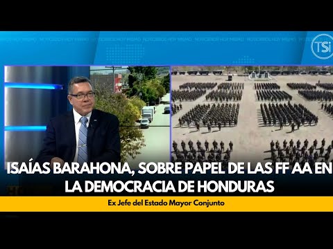 Isaías Barahona, sobre papel de las FF  AA  en la democracia de Honduras