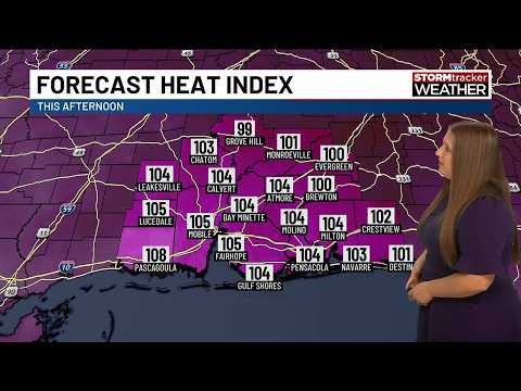 Sizzling heat for the Gulf Coast