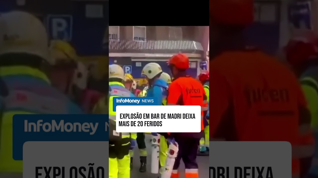 Explosão em Madri deixa vários feridos: três em estado grave
