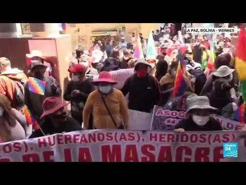 Bolivia: manifestaciones en La Paz en reclamo a las masacres de 2019 en Sacaba y Senkata