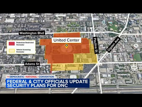 Secret Service, CPD to canvas area around United Center ahead of DNC