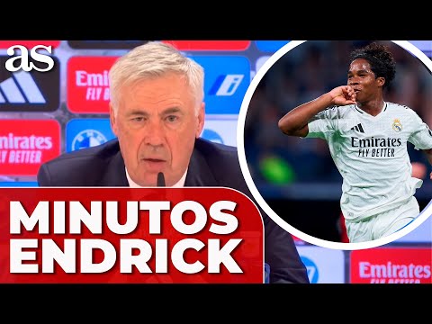 ANCELOTTI sobre si ENDRICK debe TENER MÁS MINUTOS | REAL MADRID 4-ESPANYOL 1