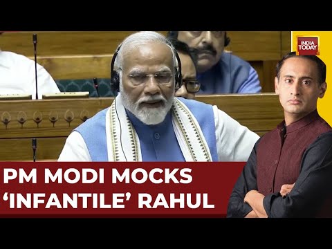 PM Modi's Fiery Counterstrike In Parliament, Takes 'Tumse Na Ho Paayega' Jibe At Rahul Gandhi