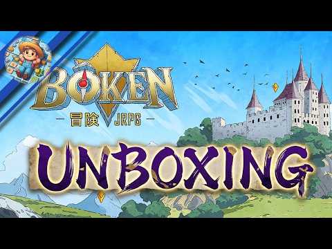 #UNBOXING Boken ! Le JRPG Indie offert à votre table de jeu | Découverte des composants