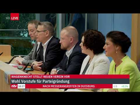 LIVE: Pressekonferenz zur Gründung des Vereins 