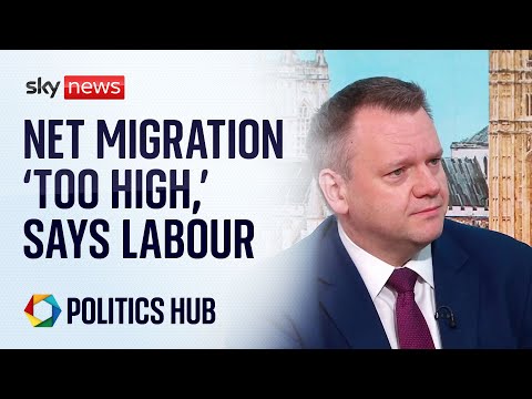 Shadow minister defends Labour's migration record as party pledges to bring numbers down