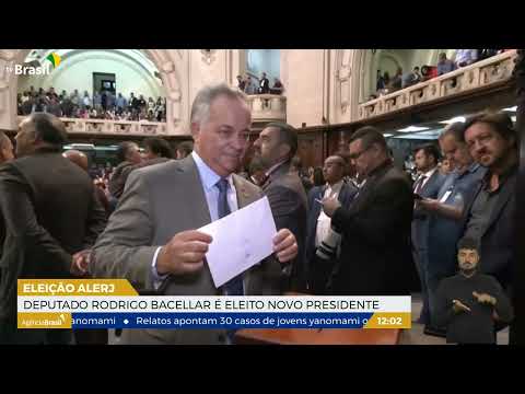 RJ | Rodrigo Bacellar é eleito presidente da Alerj