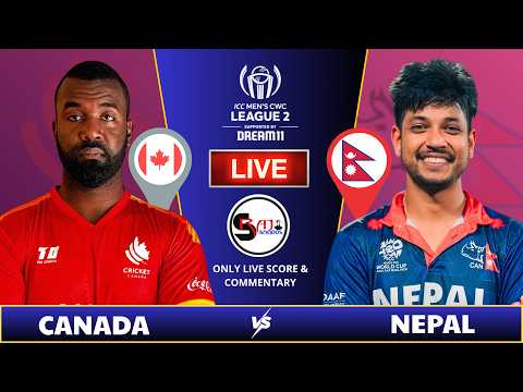 Nepal vs Canada LIVE | ICC Cricket World Cup League 2 | Live Score &amp; Nepali Audio Commentary