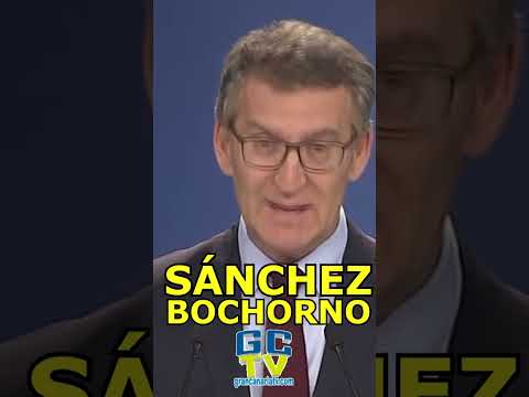 Feijóo acusa a Sánchez de provocar bochorno