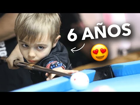 NIÑO de 6 años juega a POOL de maravilla | The Billartist