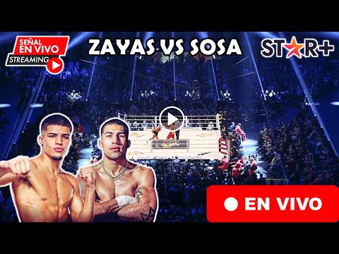 Xander Zayas vs Damián Sosa pelea completa EN VIVO Zayas vs Sosa peso Welter por Tv ESPN