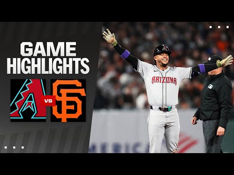 D-backs vs. Giants Game Highlights (4/19/24) | MLB Highlights