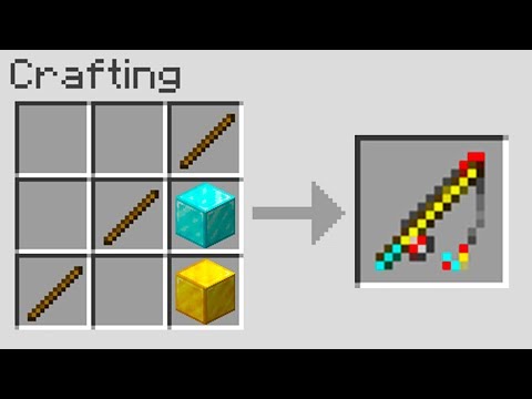 Minecraft UHC but I secretly craft a HACKER Fishing Rod....
