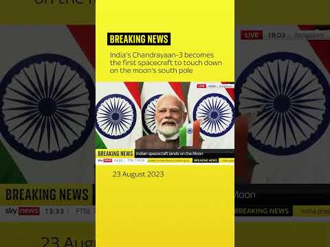 India completes first ever landing on moon's south pole
