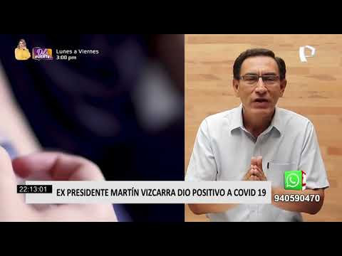 Martín Vizcarra se contagió de COVID-19 otra vez y pide al Minsa que autoricen su vacunación