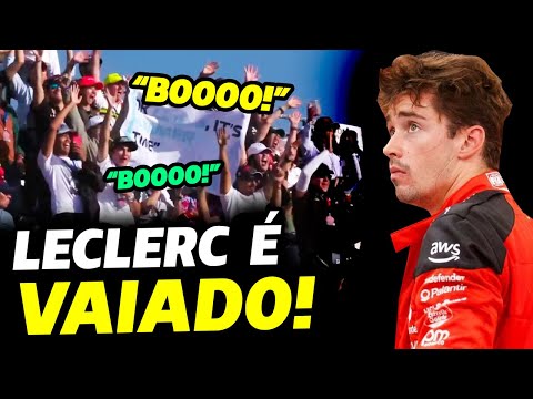 LECLERC REBATE VAIAS DA TORCIDA MEXICANA APÓS ACIDENTE COM PEREZ | FÓRMULA 1 | GP EM CASA