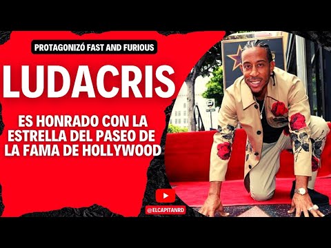 Ludacris recibe estrella en Hollywood, Vin Diesel y LL Cool J presentes