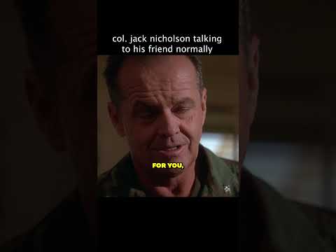 You Don't Mess With Col. Jack Nicholson #sony #moviecentral #afewgoodmen
