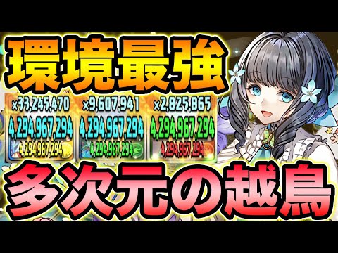 【環境最強】幻画師アトリが強すぎて多次元の越鳥も余裕でクリア！する予定だった！！！【スー☆パズドラ】