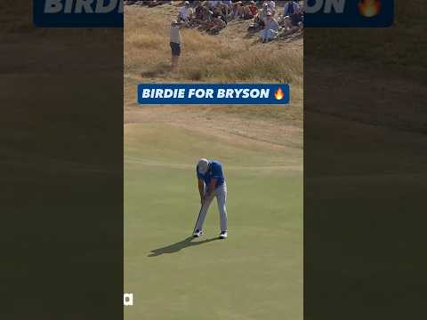 Bryson Drains a Clutch Birdie Putt 🎯⛳
