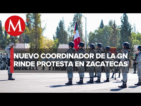 Rinde protesta nuevo coordinador de la Guardia Nacional en Zacatecas tras asesinato de general