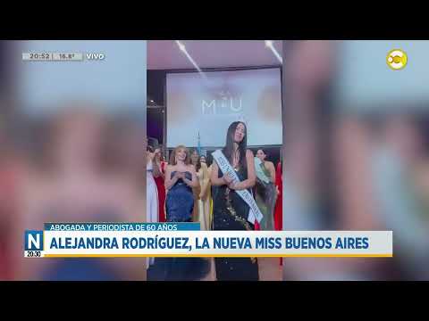 Alejandra Rodríguez, la nueva Miss Buenos Aires ?N20:30?23-04-24