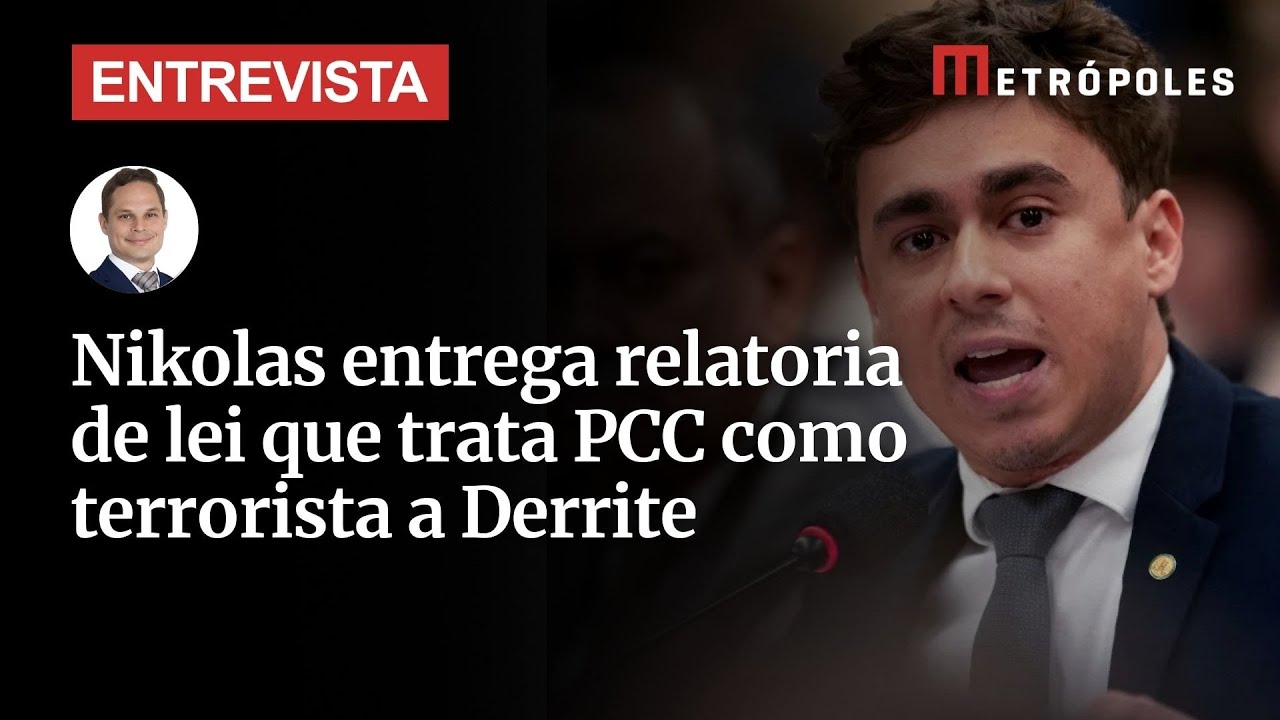 Crime organizado x terrorismo Nikolas repassa relatoria de projeto para Derrite