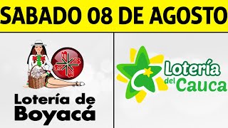 Resultados Lotería de BOYACÁ y CAUCA Sábado 8 de Agosto de 2020 | PREMIO MAYOR ????????????