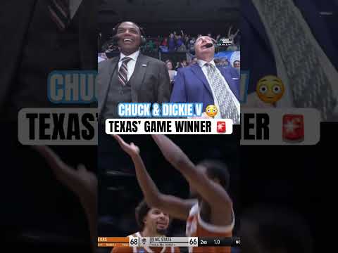 Chuck & Dickie V were in awe of Tramon Mark’s game-winner 😱