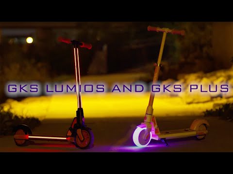 The GOTRAX GKS Lumios and GKS Plus Electric Scooters for Kids