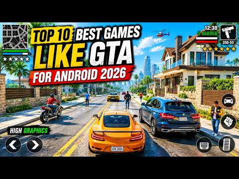 TOP 10 Best Games Like GTA for Android 2026 | GTA MOBILE
