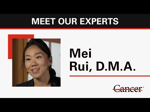 Meet researcher Mei Rui, D.M.A.