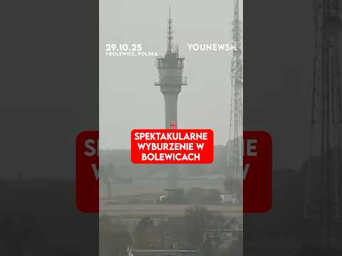 Spektakularne wyburzenie w Bolewicach (29.10)