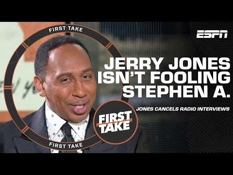 Stephen A. has an idea of why Jerry Jones canceled his weekly radio interview 👀 | First Take