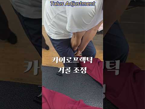 카이로프랙틱 교육 발목 거골 조정 ankle talus adjustment #카이로프랙틱 #카이로프랙틱교육 #chiropractic #<strong>발목교정</strong> #talus #ankle #거골교정