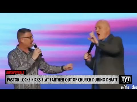 WATCH: MAGA Pastor Kicks Flat Earther Out Of Church In Heated Debate