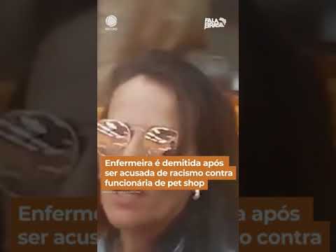 Enfermeira é demitida após ser acusada de racismo contra funcionária de pet shop #Shorts #FalaBrasil