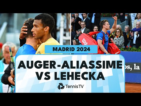 Felix Auger-Aliassime vs Jiri Lehecka: Highlights & Reaction | Madrid 2024