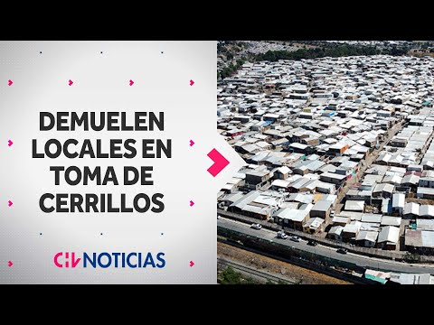UNA DISCOTHEQUE Y UN PROSTÍBULO: Demuelen locales clandestinos de toma Nuevo Amanacer de Cerrillos