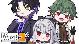 【 PowerWash Simulator 2 】久々のしのずくも集結【白那しずく / ネオポルテ】