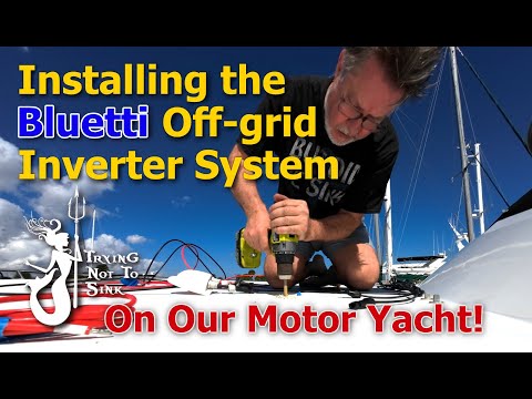 Off-Grid Boat Power! Installing the Bluetti RV5 Inverter System  E259