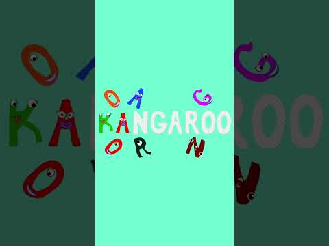 Kangaroo | Learn to Read #abcd