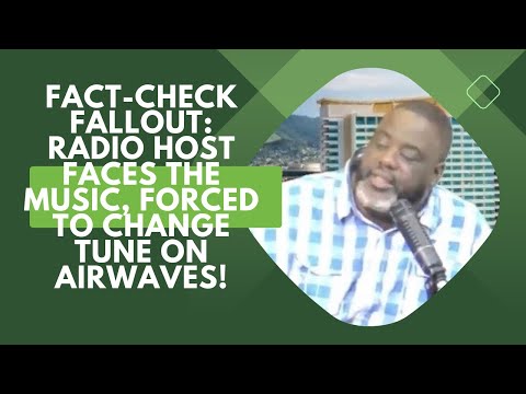 Fact-Check Fallout: Radio Host Faces the Music, Forced to Change Tune on Airwaves!