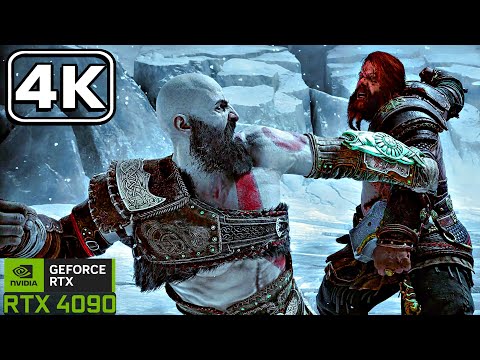 Kratos vs Thor – God of War Ragnarok (PC) Max Settings Gameplay 4K 60FPS (RTX 4090 GPU)