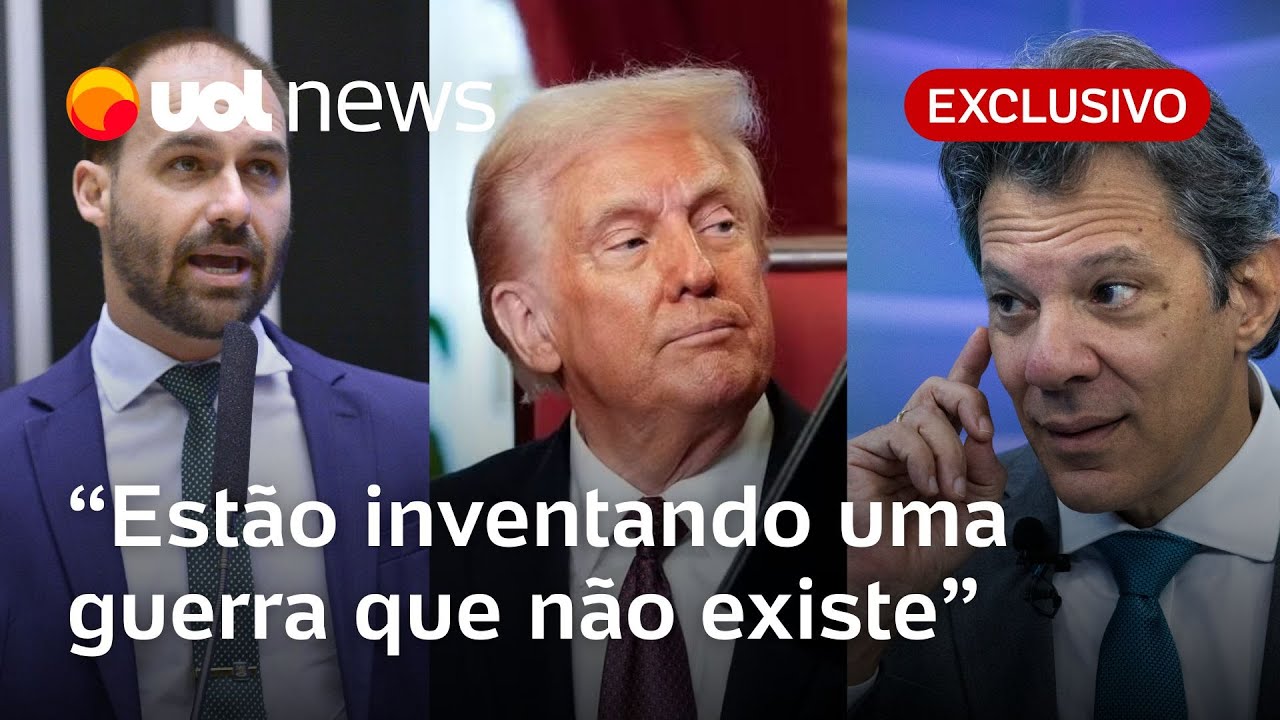 Haddad sobre Lei Magnitsky e Eduardo Bolsonaro nos EUA Estão inventando guerra que não existe