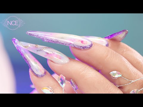 Next Level Glitter Border Nail Art