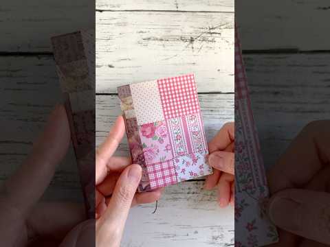 折り紙で作る本型ファイル♪ 折り紙消費にも　#くらふとふぁむ #ペーパークラフト #折り紙